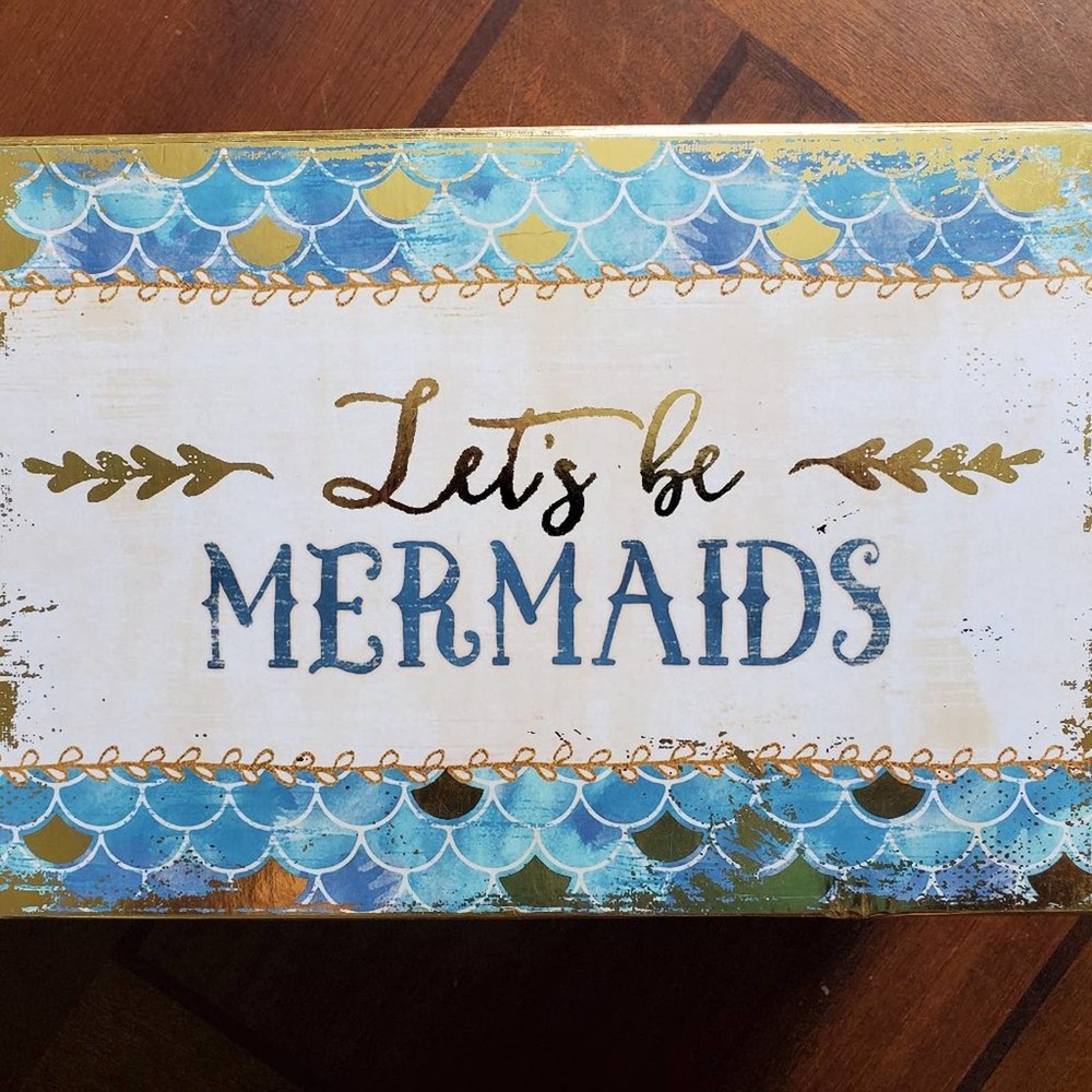 MERMAID KEEPSAKE BOX W/ A MAGNETIC LID